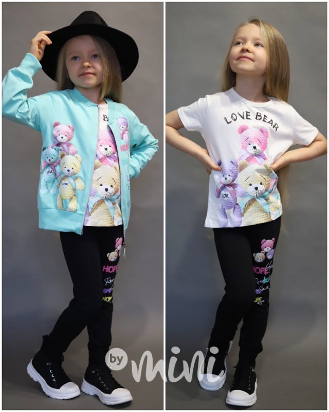 Teddies 3-dílný set mint