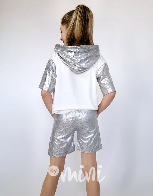 Metallic silver letní komplet