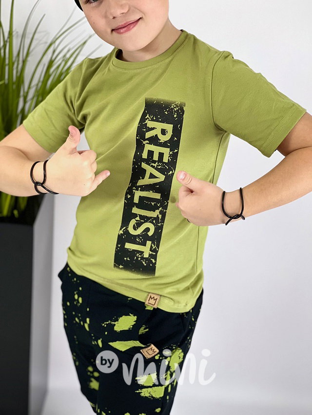 REALIST triko pistachio