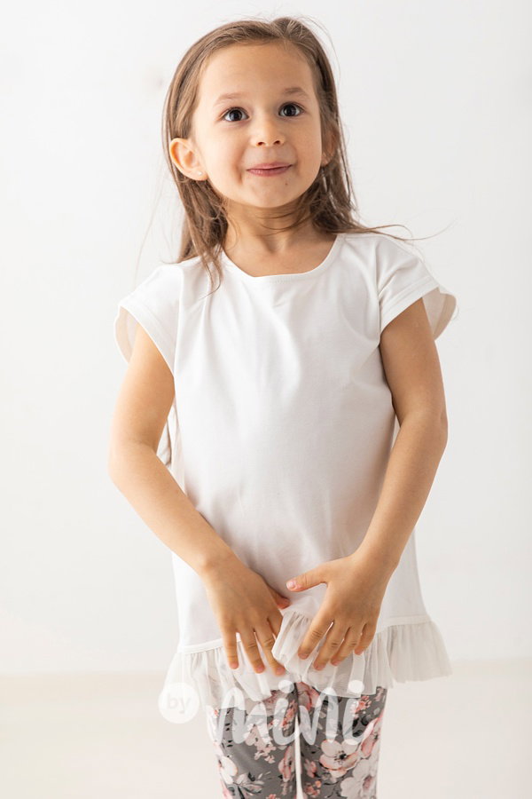 Lily tunika s tylem - off white