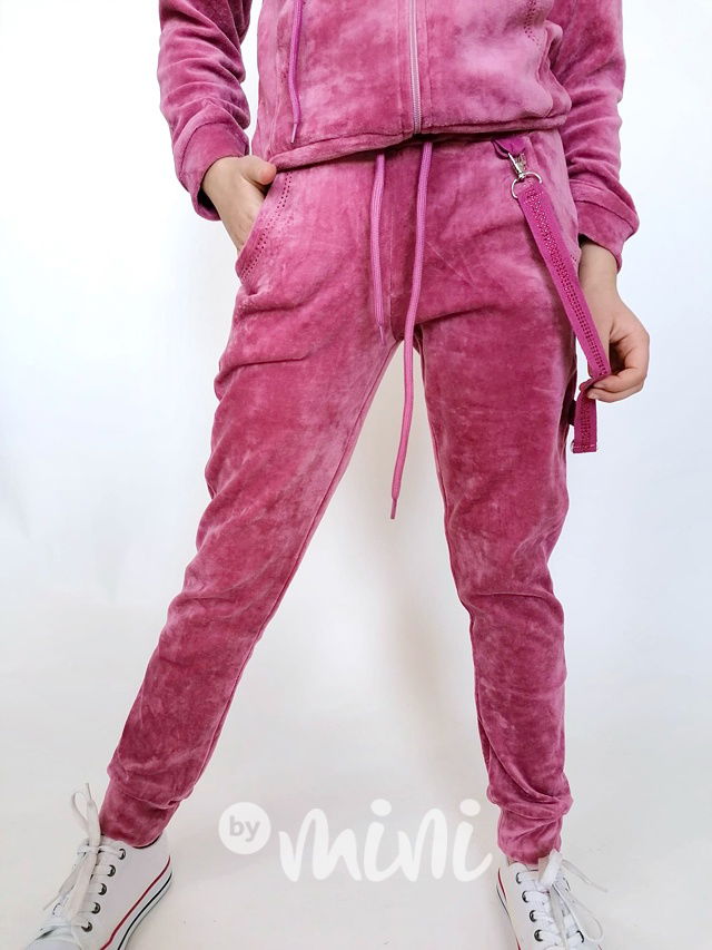 VELUR tepláková souprava s laclíkem