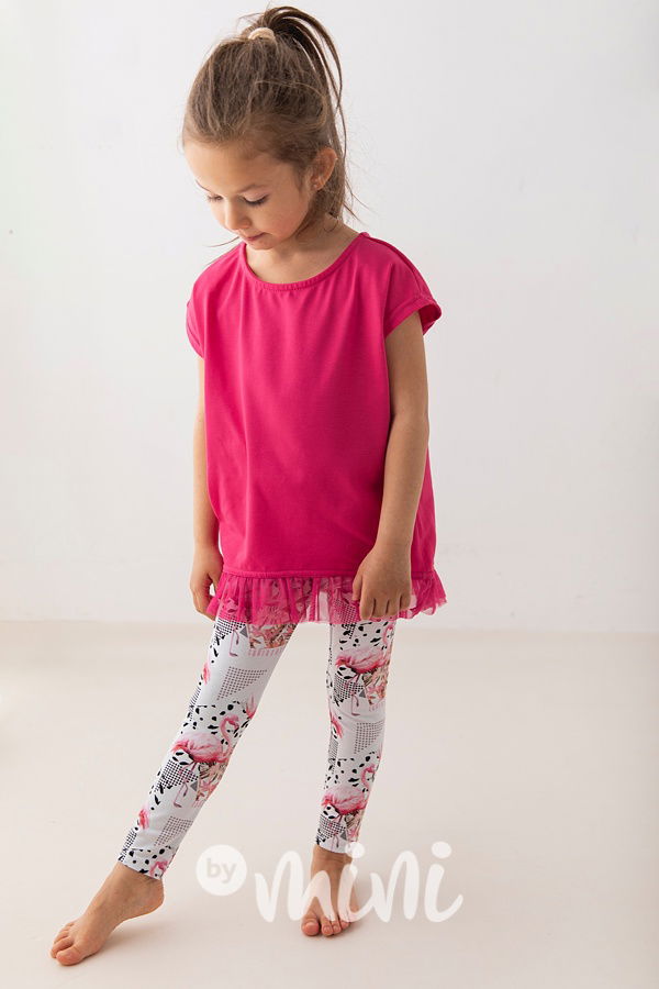 Millennium Flamingo soft cotton legíny *Lily Grey*