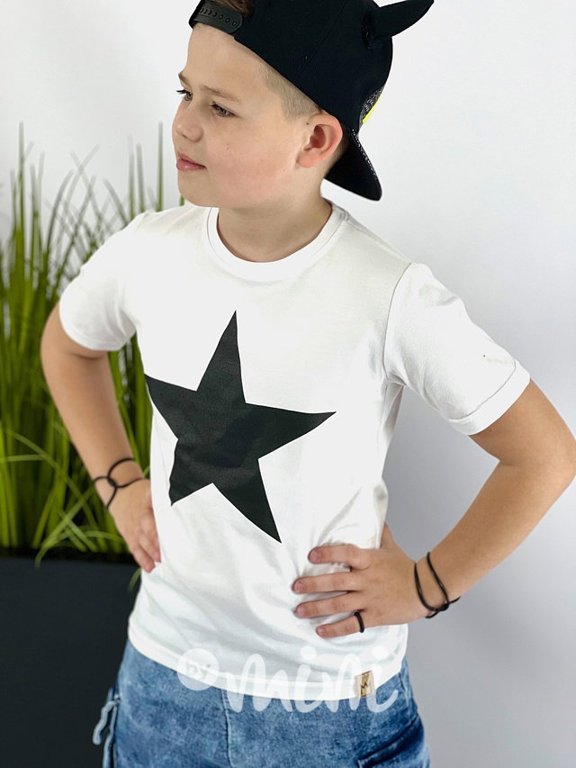 Star triko bílé
