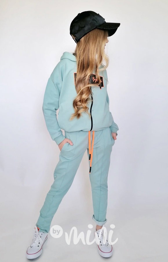 Sporty tepláková souprava mint