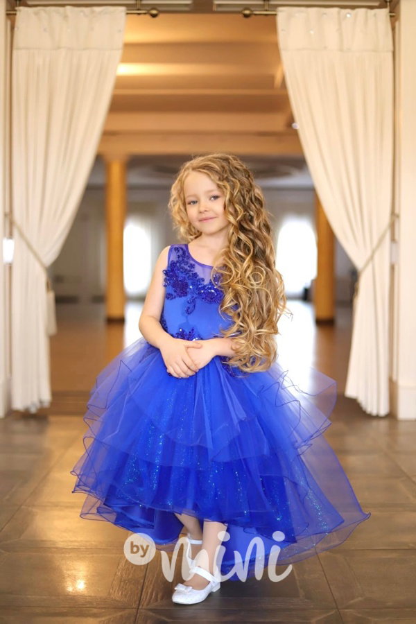 PREMIUM luxusní šaty royal blue