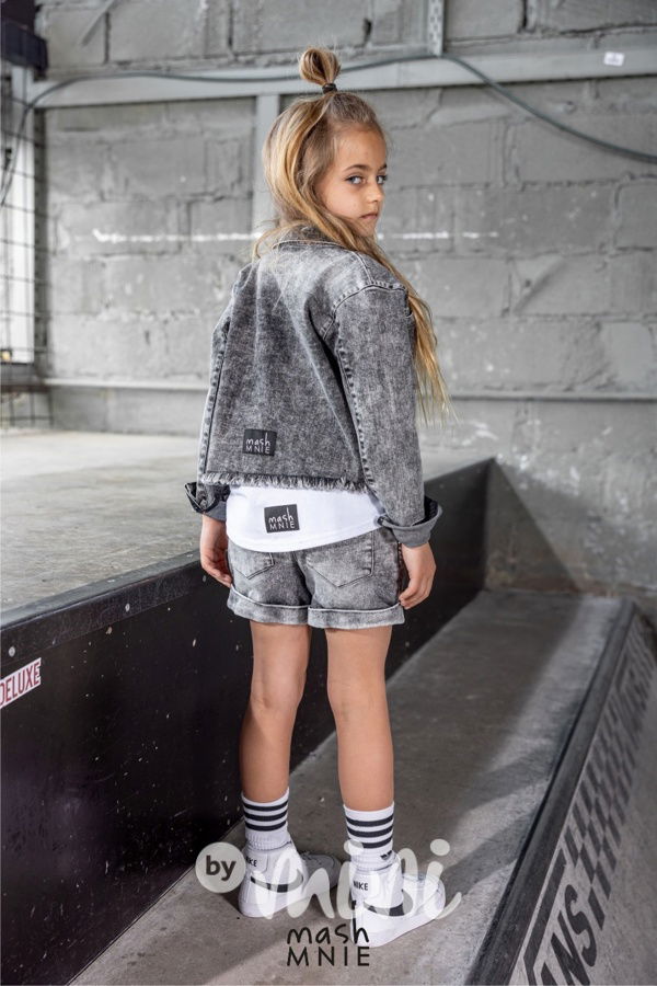 Mash Mnie wolf blůzka s řasenými rukávy cream