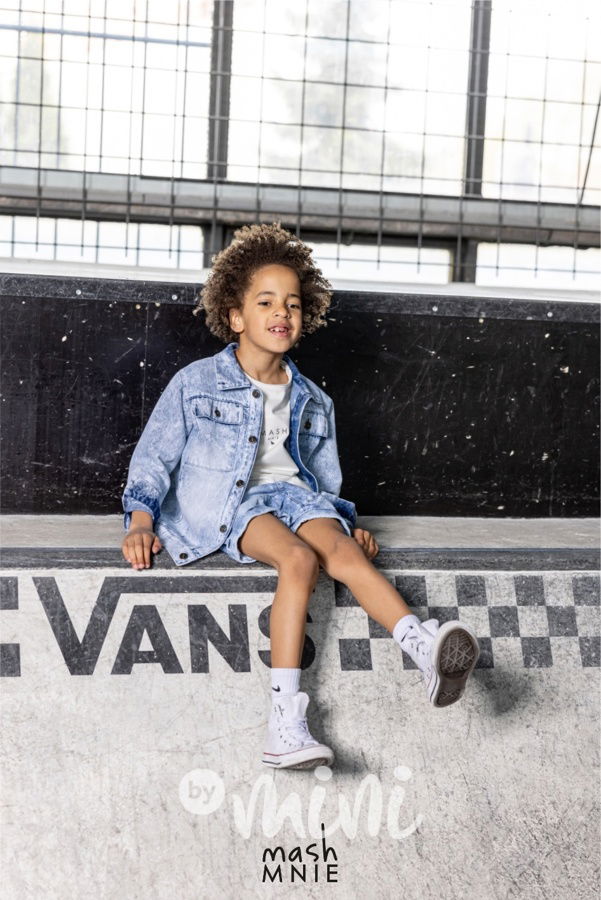 Acid wash blue jeans kraťasy *MashMnie*