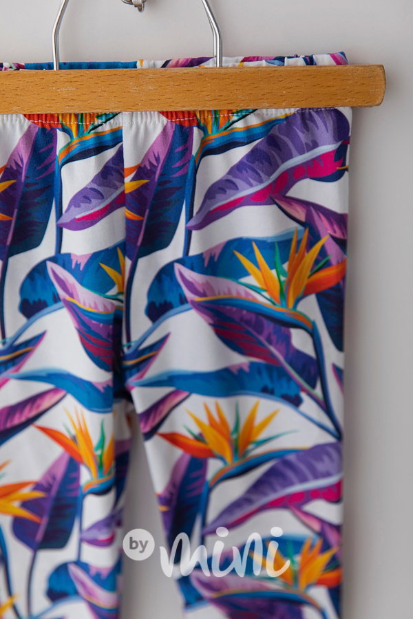 Strelitzia soft cotton legíny *Lily Grey*