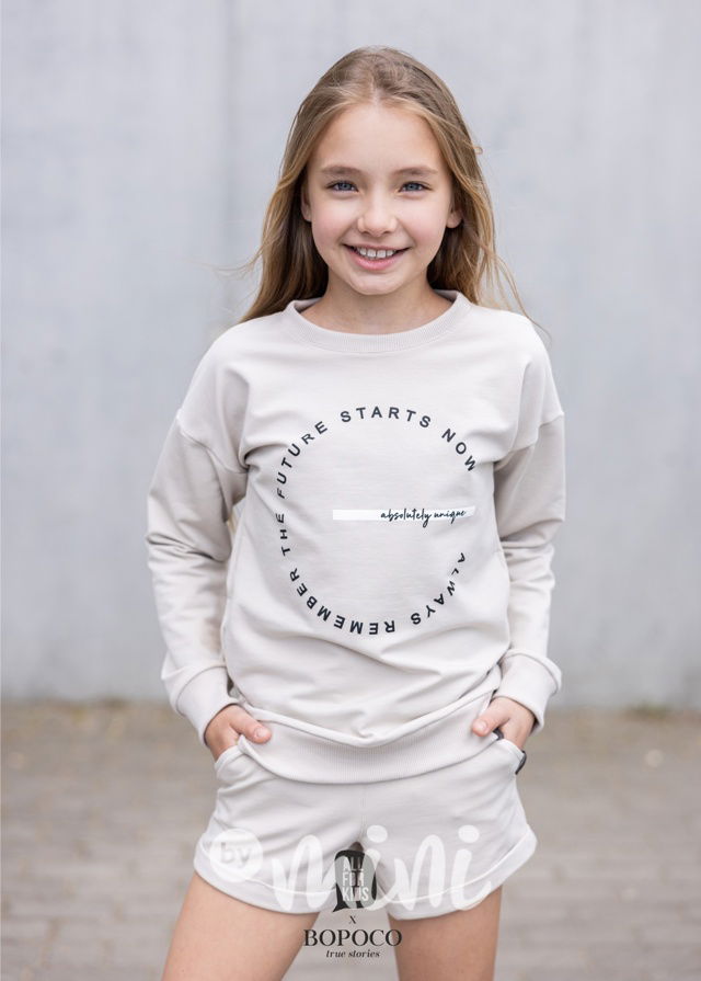 Mini me kraťasy béžové