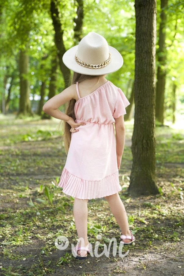 Růžové letní šaty