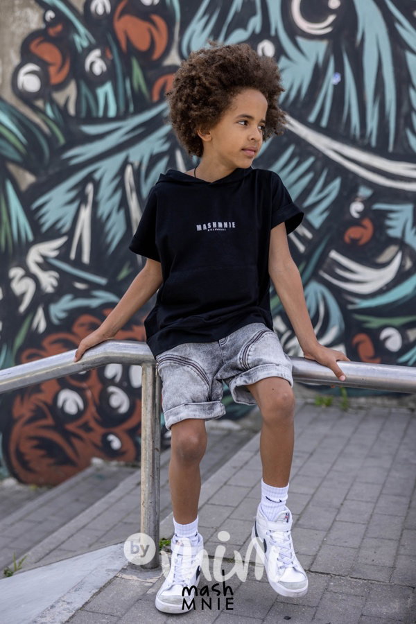 Black jeans shorts se zipy *MashMnie*
