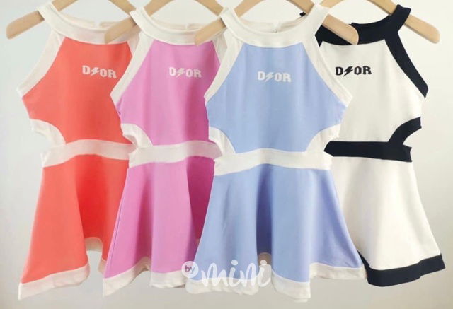 Lady D šaty white/black