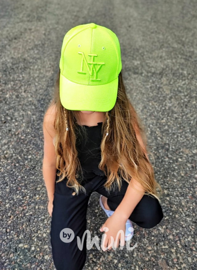 NY kšiltovka neon yellow