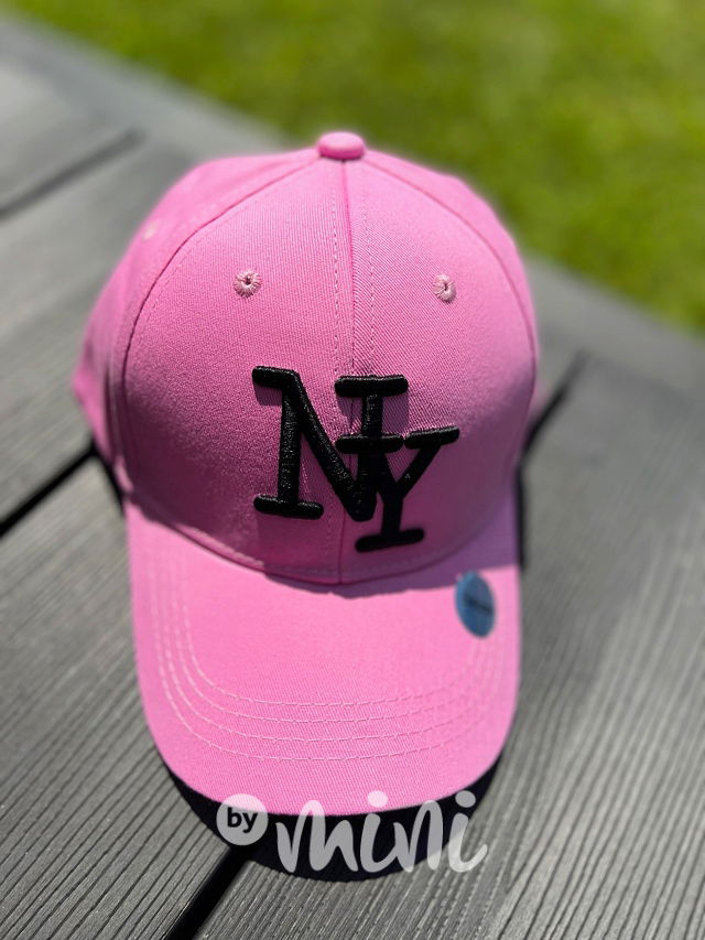 NY dívčí kšiltovka růžová