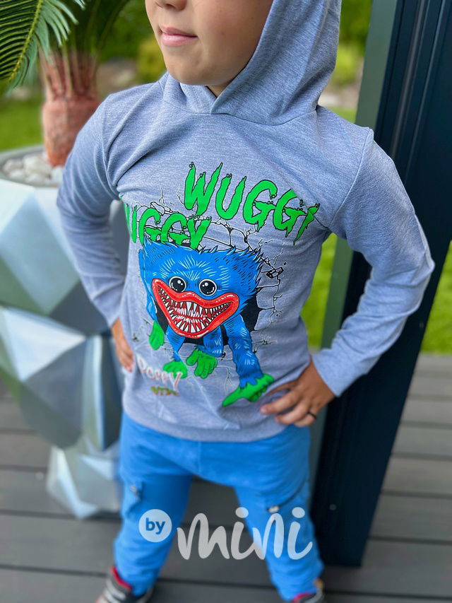Huggy Wuggy mikina šedá