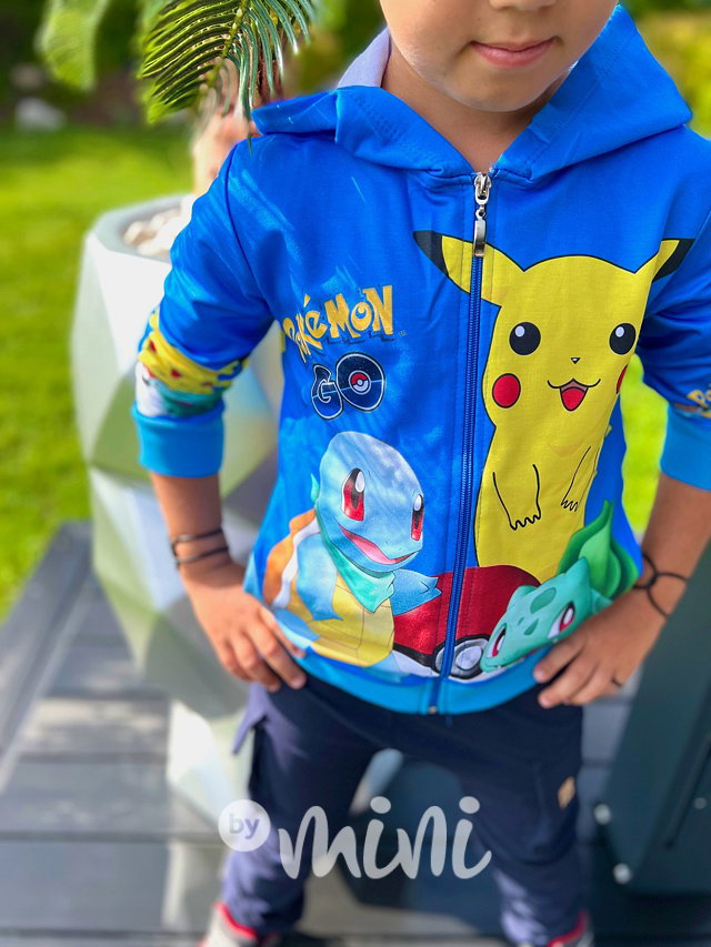 Pokemon mikina GO blue
