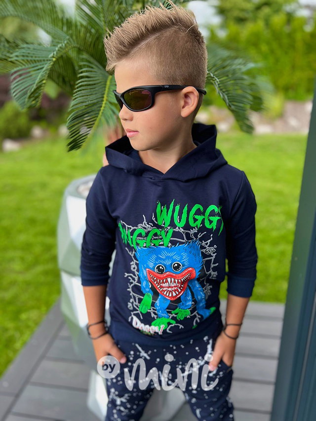 Huggy Wuggy mikina dark blue