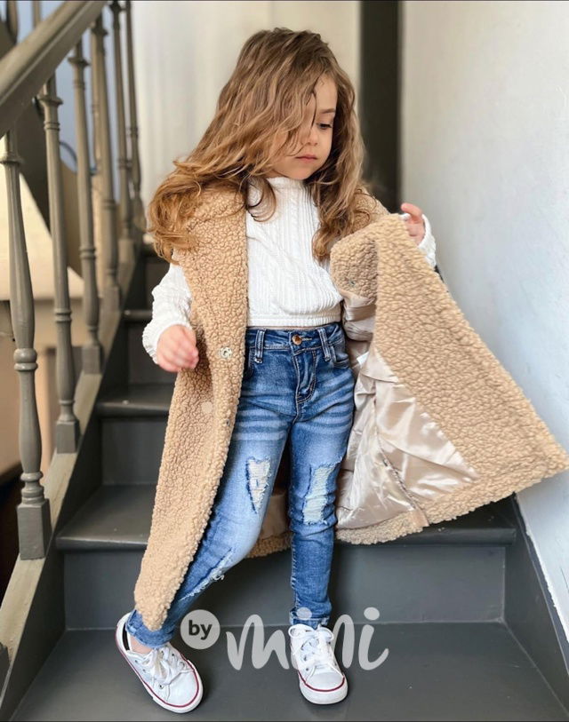 Alpaka vesta béžová