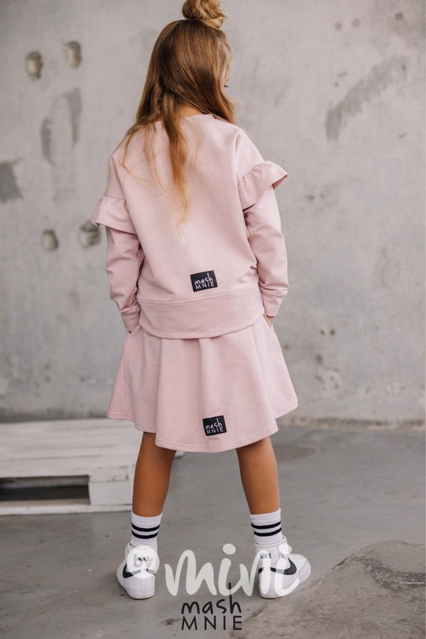 Mash Mnie frill mikina pink