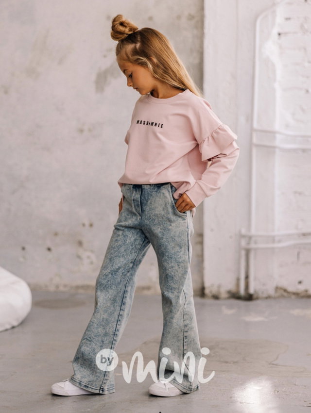 Mash Mnie ice blue jeans zvonáče