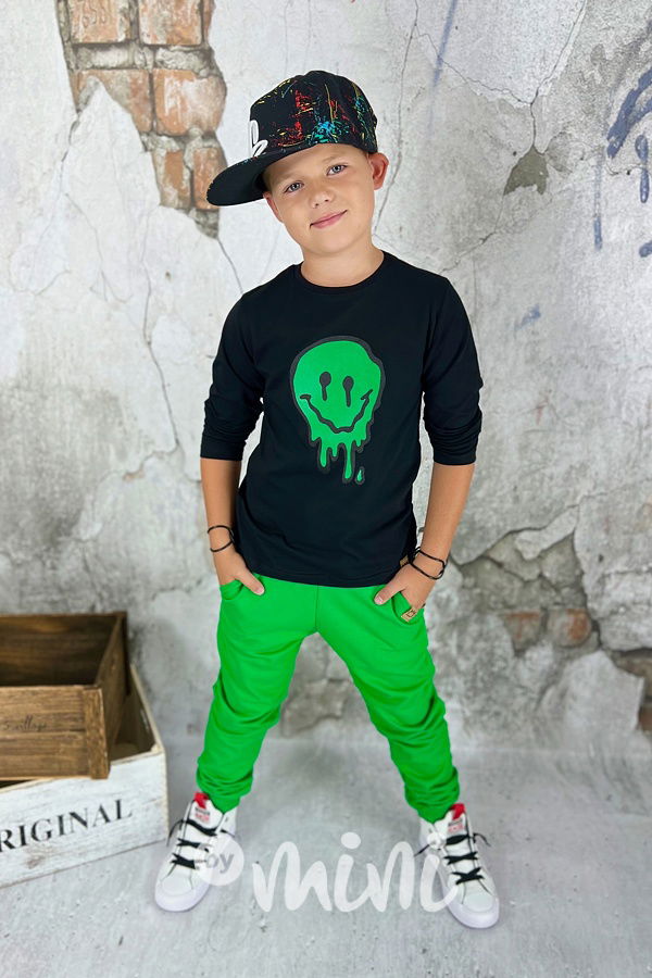 Zelené chlapecké tepláky - BASIC