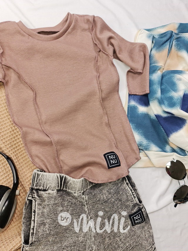 NUNU longsleeve triko latte