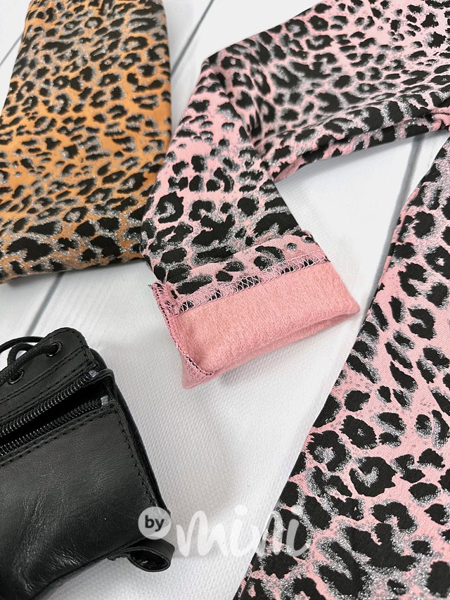 PREMIUM thermo legíny Lily Grey animal pudder