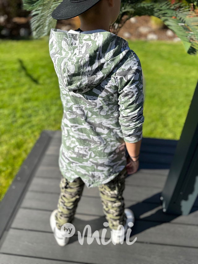 Shark zateplená long mikina