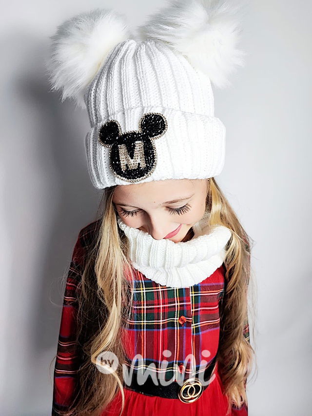 Mickey kulich s nákrčníkem bílý