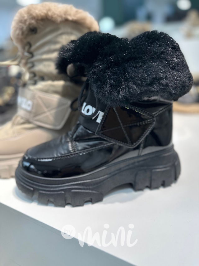 Zimní sněhule LOVE černé