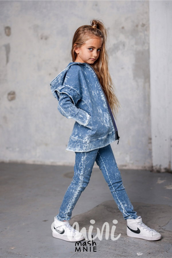 Mash Mnie vintage denim kalhoty blue