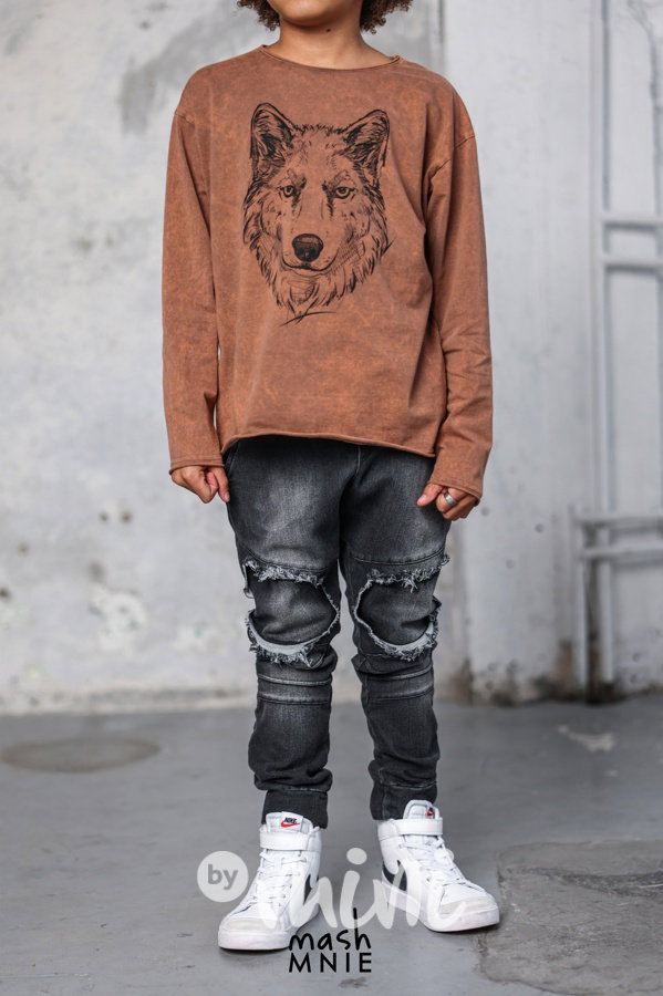 Mash Mnie ripped jeans black