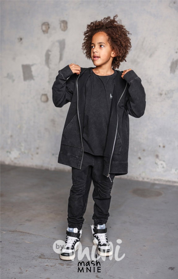 Mash Mnie vintage black mikina WOLVES