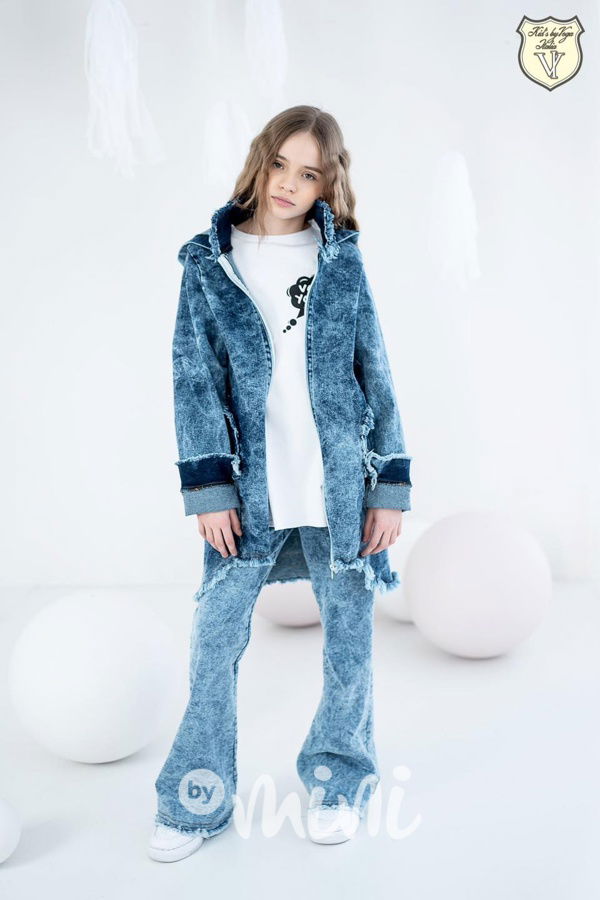 Voga soft denim kabátek