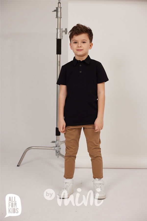 AFK polo triko černé