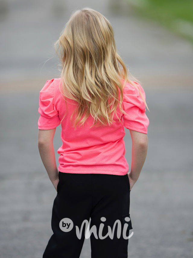 Neon blůzka růžová