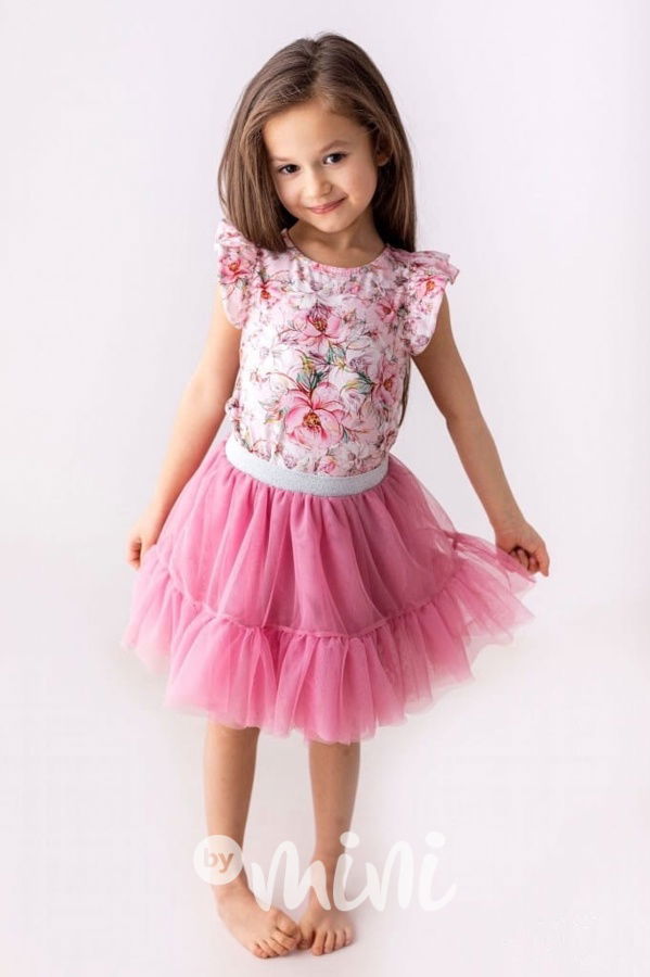 Lily Grey blůzka spring flowers