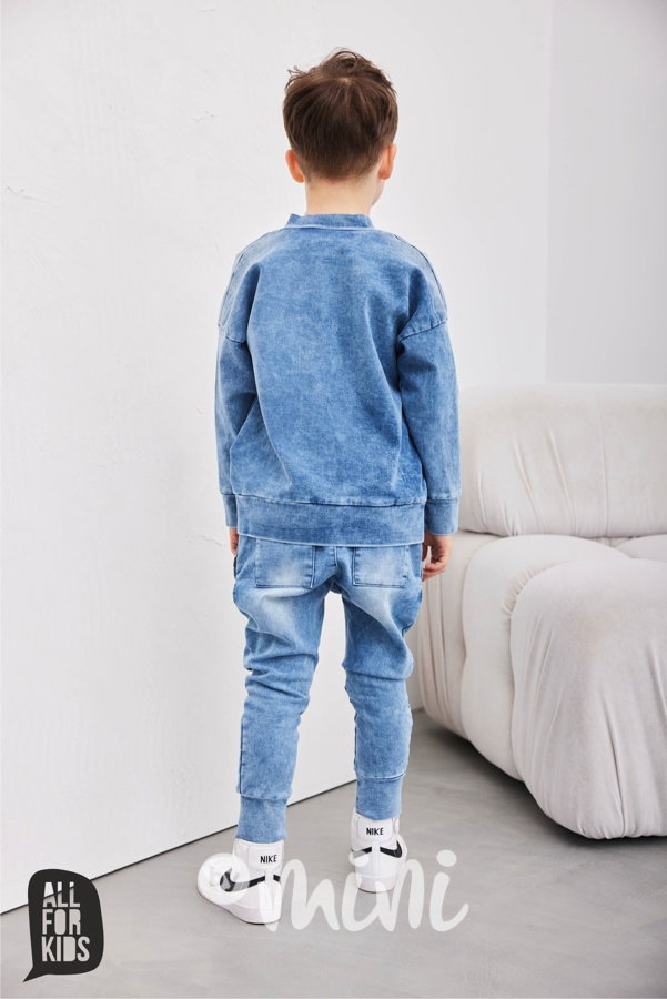 AFK blue denim baggy