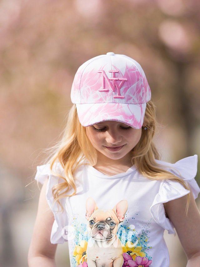 NY kšiltovka pink flame