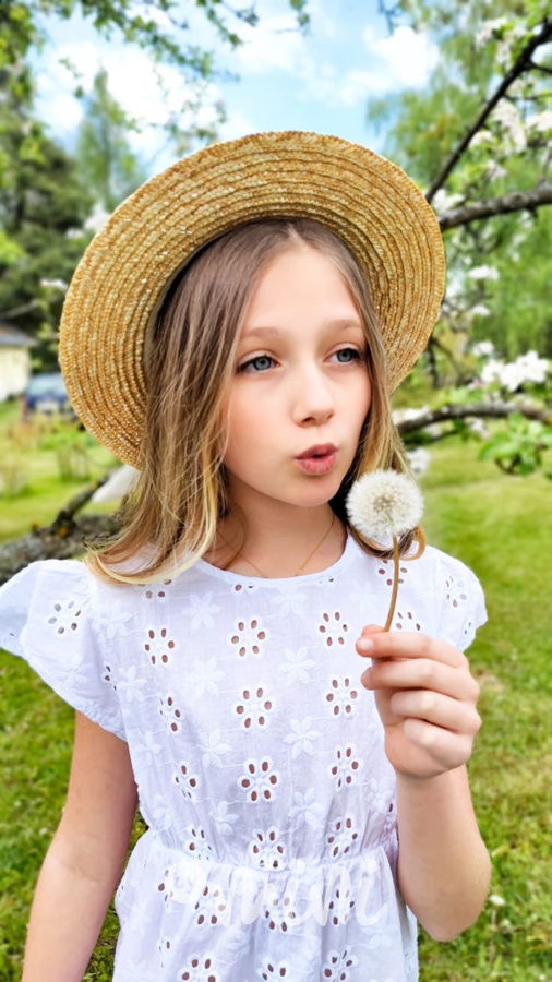 Bílé madeira šaty