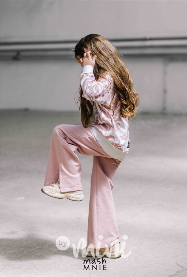 Mash Mnie splash mikina white/pink