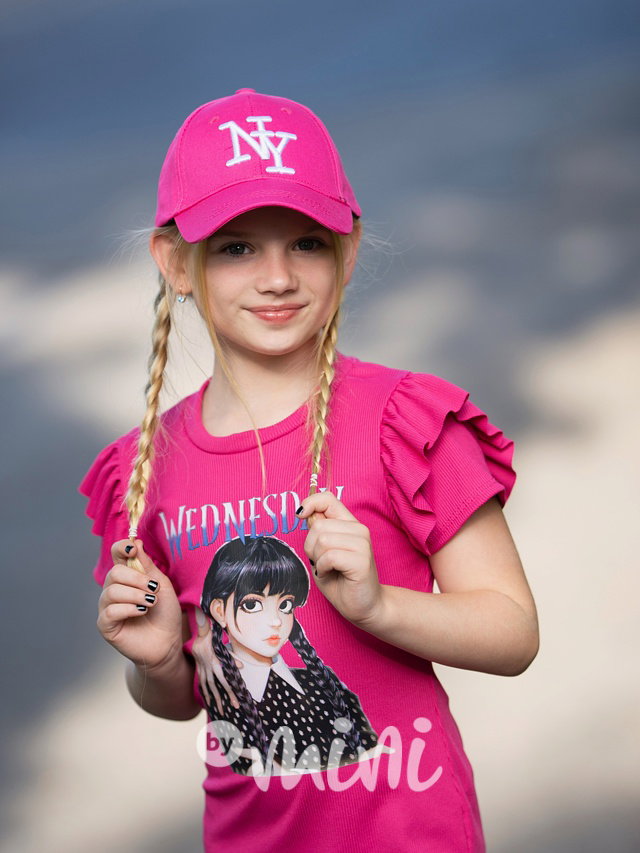 NY kšiltovka malinová