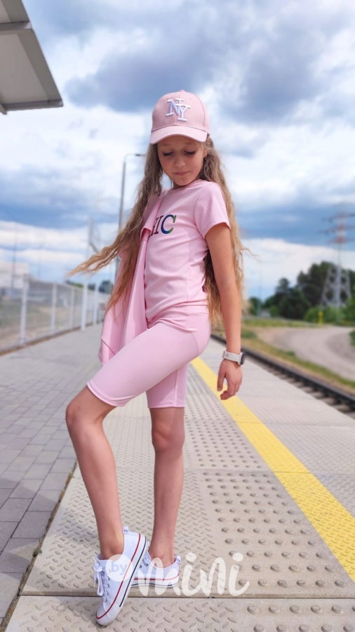 3-dílný CHIC komplet růžový