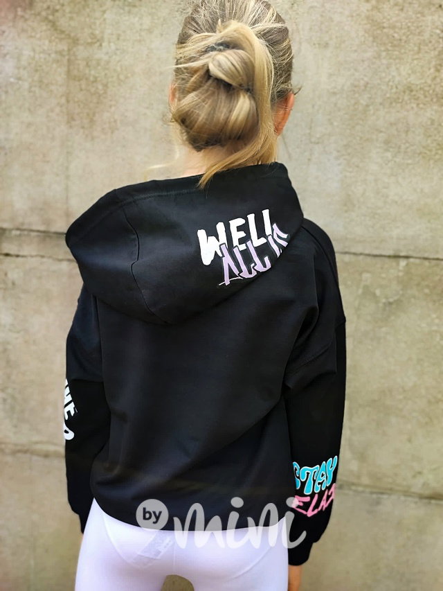 Mikina GIRL černá