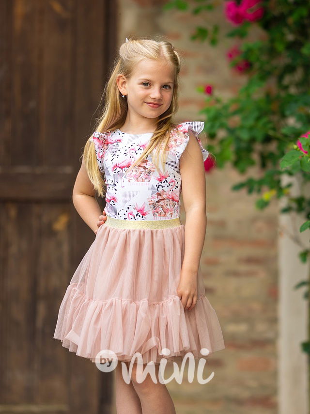 Lily Grey body Flamingo