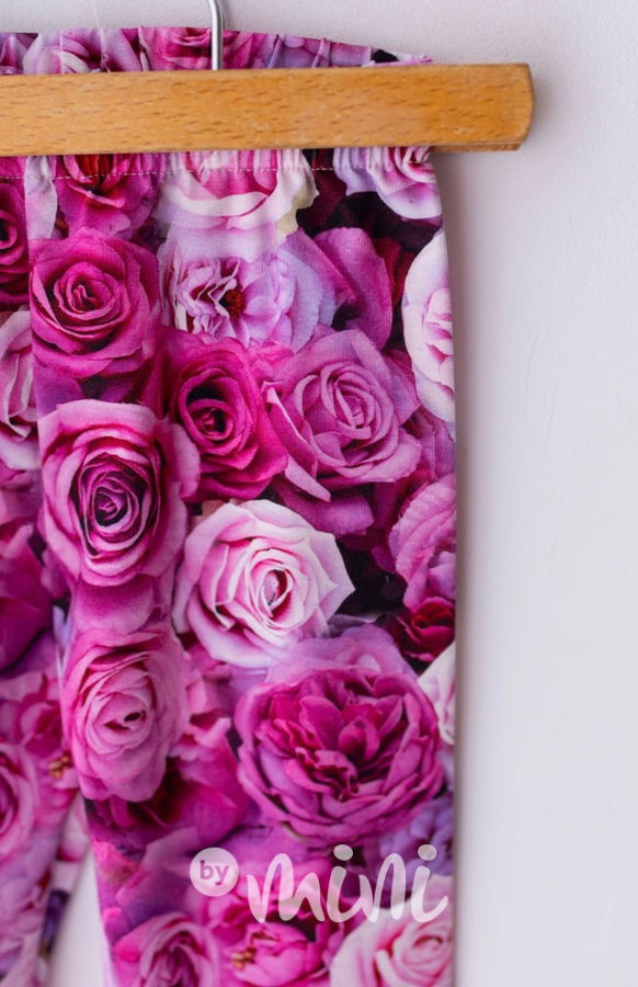 Roses soft cotton legíny *Lily Grey*