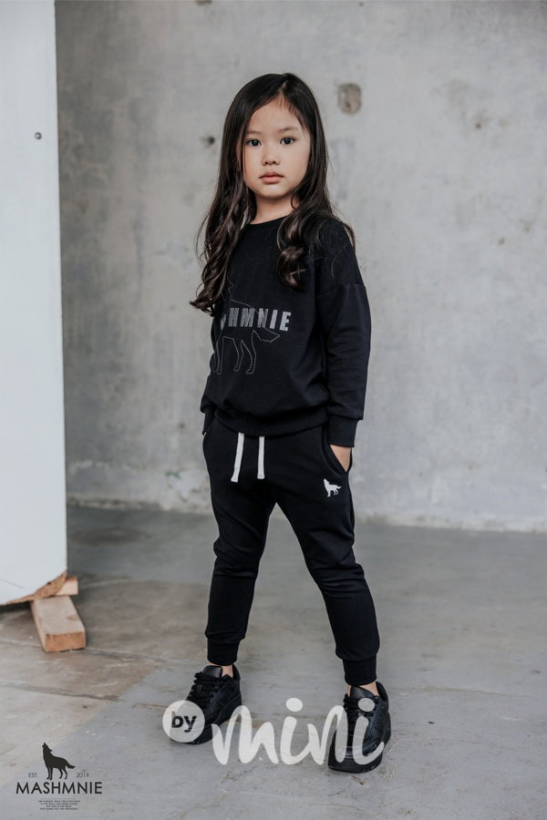 Mash Mnie mikina WOLF black