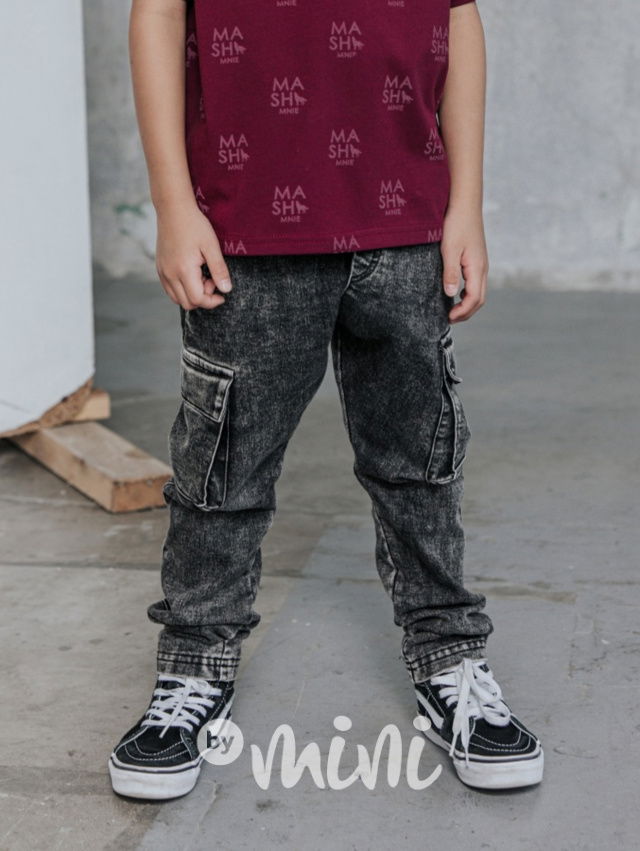 Mash Mnie cargo black jeans