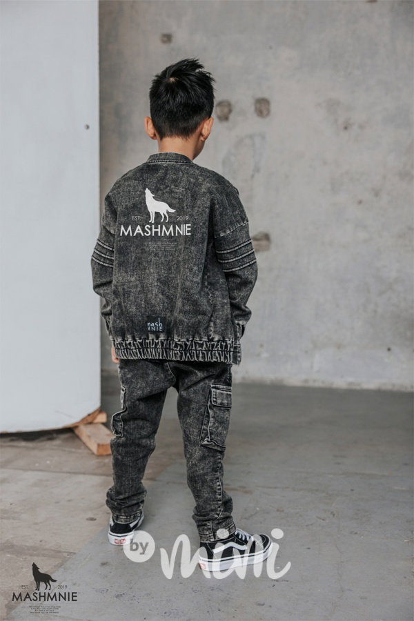 Mash Mnie denim bomber black