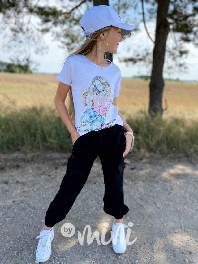 Kapsáčové kalhoty black